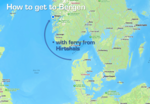 Route option Hirtshals-Bergen ferry